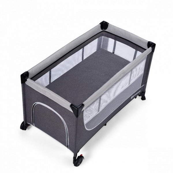 Kinderkraft prenosivi krevetac Leody Grey 