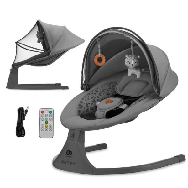 Kinderkraft ljuljaška Lumi 2 Dark Gray