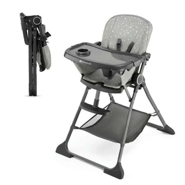 Kinderkraft hranilica Foldee Grey
