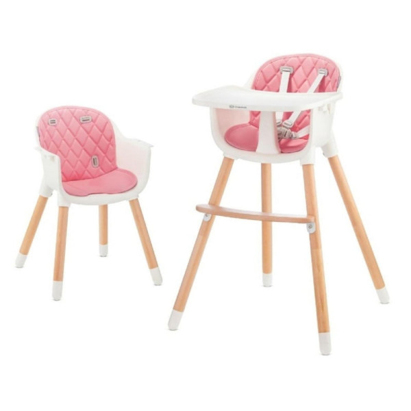 Kinderkraft hranilica Sienna 2u1 Pink