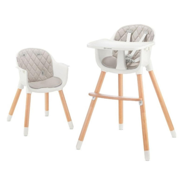 Kinderkraft hranilica Sienna 2u1 Grey