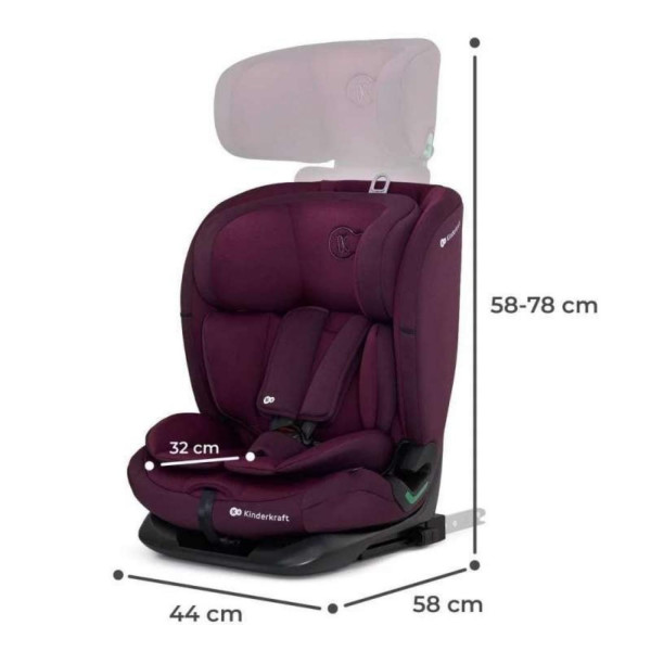 Kinderkraft a-s Oneto3 (76-150cm) Cherry Pearl