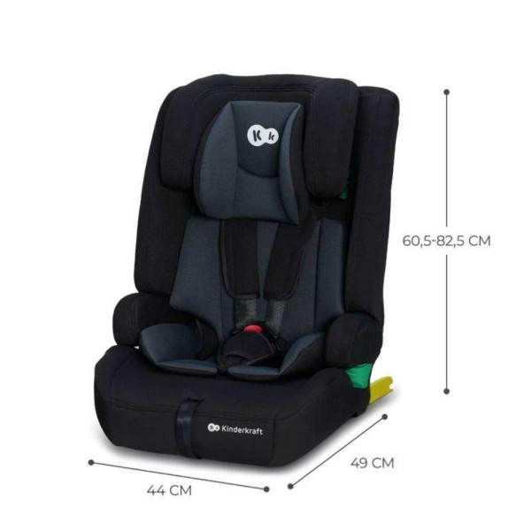 Kinderkraft a-s Safety Fix2 (76-150cm)i-size Black