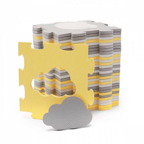 Kinderkraft podloga za igru 3d Luno Shapes Yellow