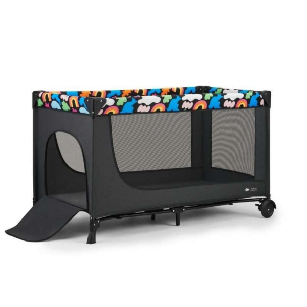 Kinderkraft prenosivi krevetac Joy 2 Happy Shapes