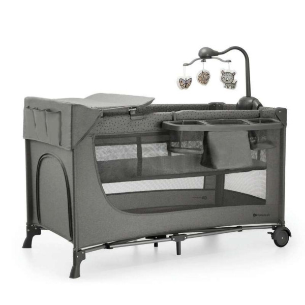 Kinderkraft prenosivi krevetac Joy 2 dark gray