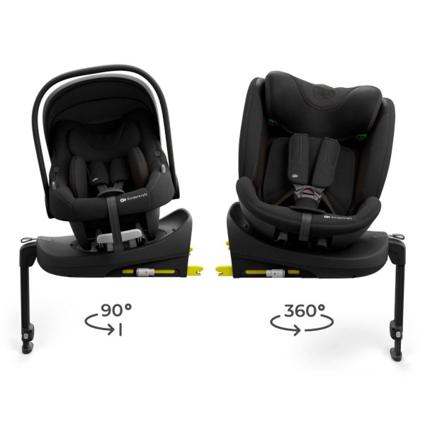 Kinderkraft a-s I-Lite,I-Fix Endura Safe+bazaBlack