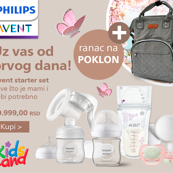 Avent ranac sa 5 proizvoda girl