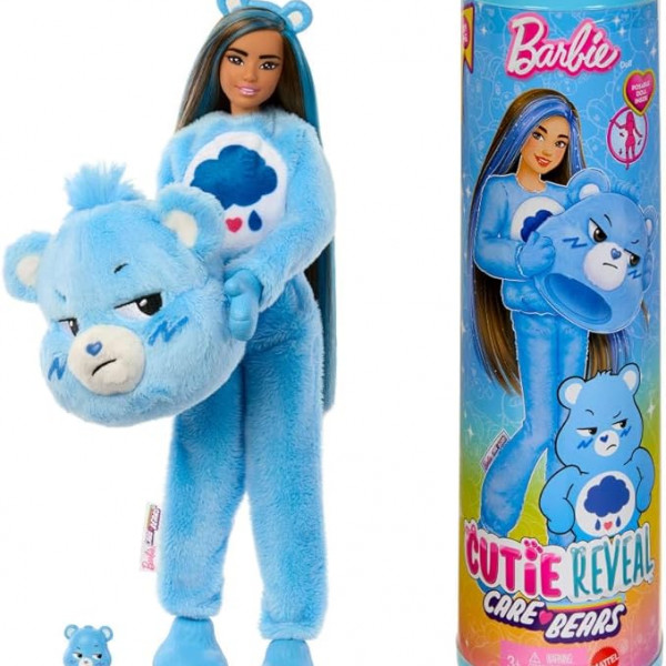 Barbie cutie reveal care bears doll