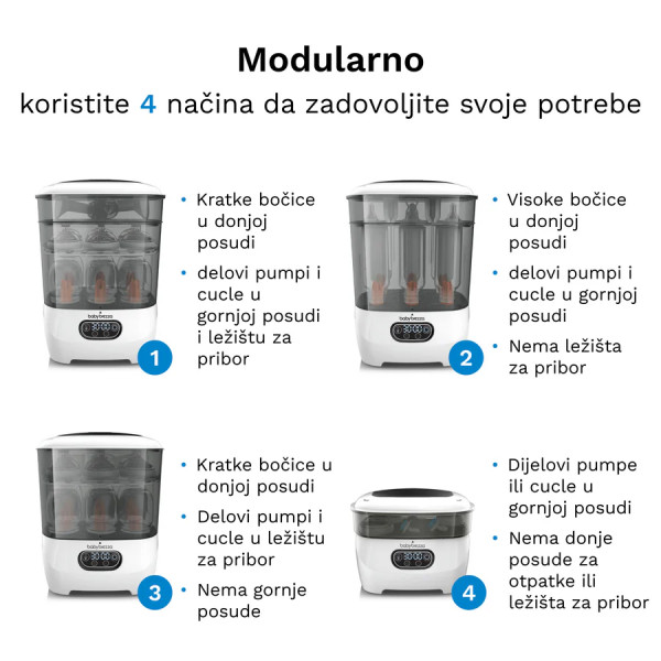 Baby Brezza sterilizator i sušač flašica