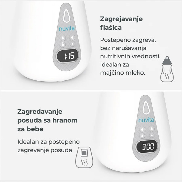 Nuvita brzi digitalni grejač i sterilizator flašic