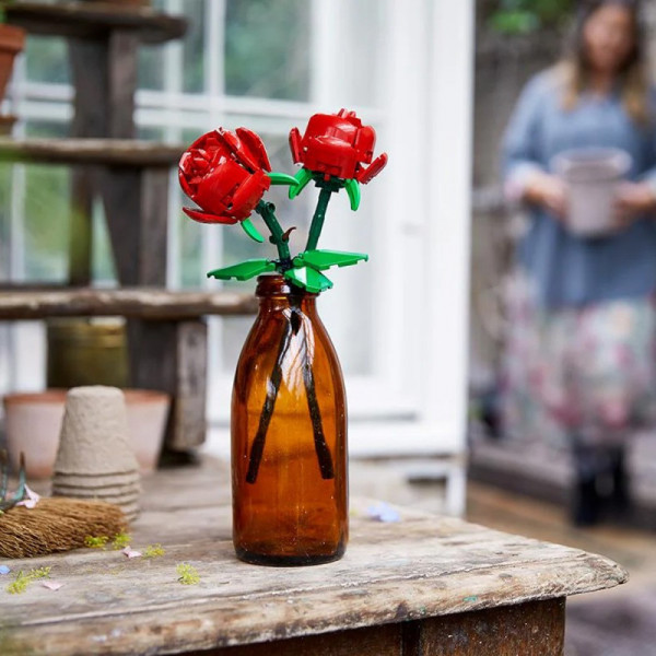 Lego art flowers roses 