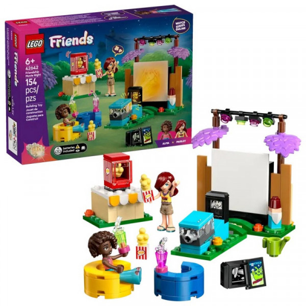Lego friends friendship movie night 