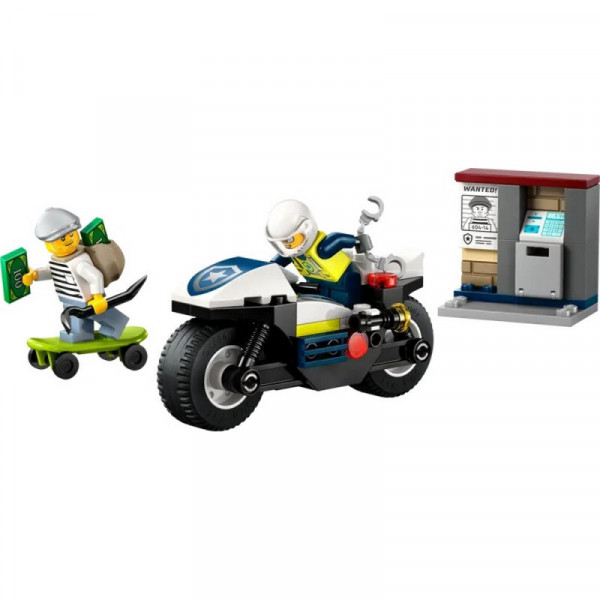 Lego city police motorcycle chase 