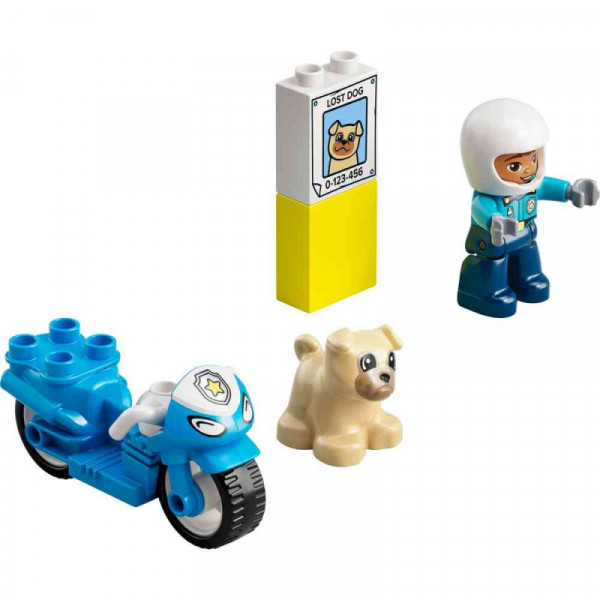 Lego duplo town police motorcycle