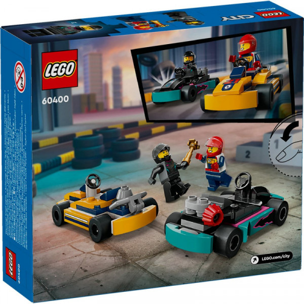 Lego city great vehicles go-karts and race drivers 