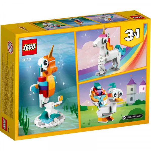 Lego creator magical unicorn 