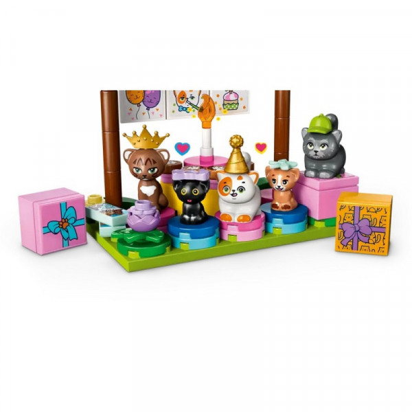 Lego friends cat birthday party & tree house 