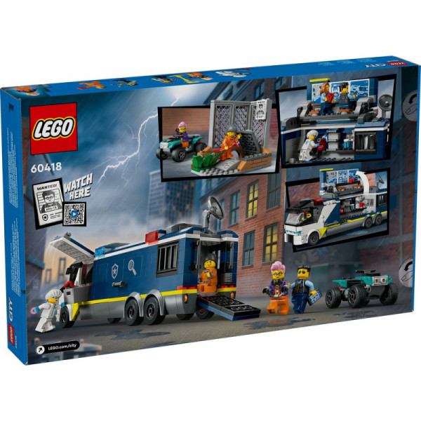 Lego city police police mobile crime lab truck 