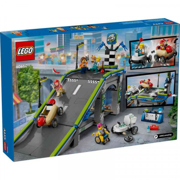 Lego city no limits  race car ramp track 