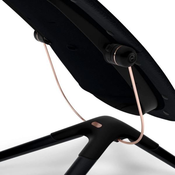 Cybex Lemo Platinum ležaljka bouncer Black Wood 