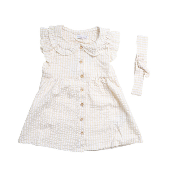 Lillo&Pippo komplet (haljina, traka),devojčice 