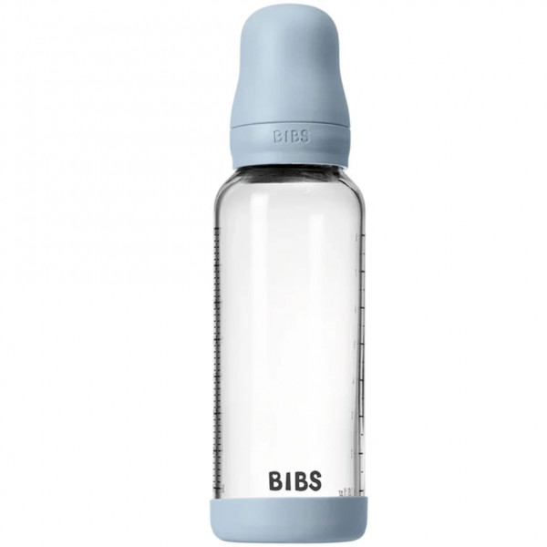 Bibs staklena flašica 240 ml Baby Blue 