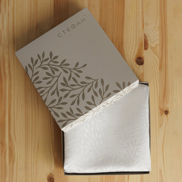 Stefan stolnjak Antik beli, 175cm 