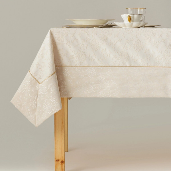 Stefan stolnjak Lyvia bež, 140x220