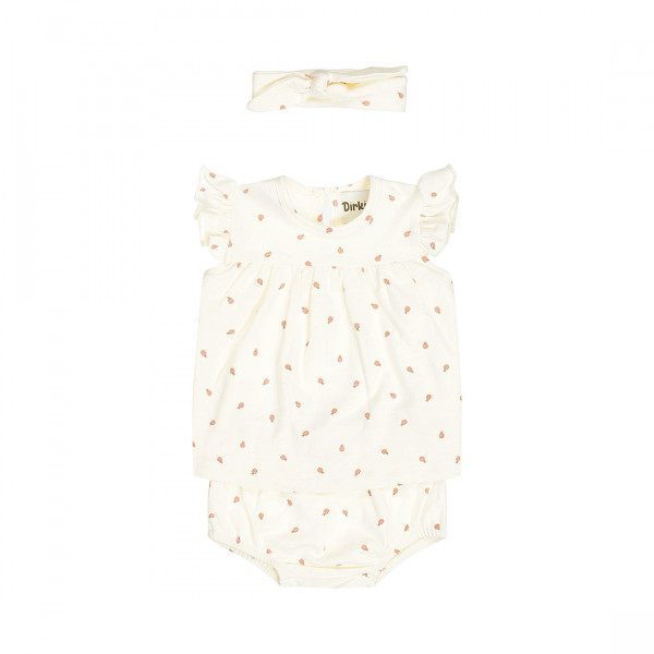 Dirkje komplet3/1(majica kr,šorts,traka),devojčice 