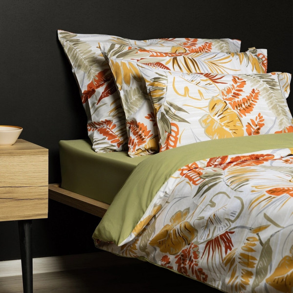 Stefan posteljina narandžasta liska 3/1, 200x200cm 