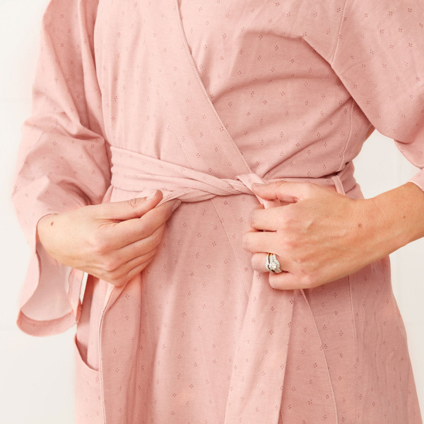 Ergo-pouch ogrtač za mame, roze 