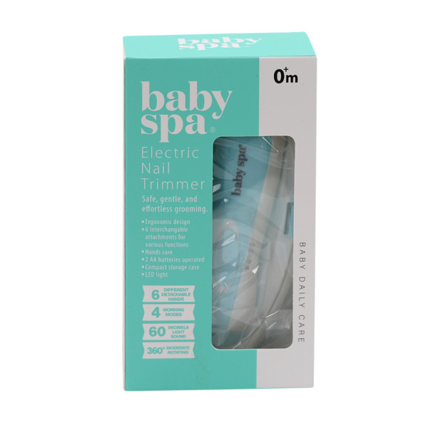 Baby Spa električni trimer za nokte, plavi 