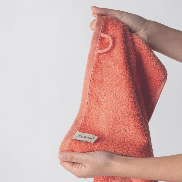 Stefan peškir Oaza - koral, 50x90 