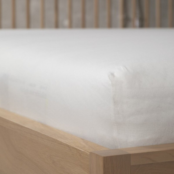 Stefan čaršav žersej sa lastišem beli, 60x120 