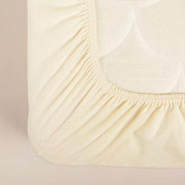 Stefan čaršav žersej sa lastišem bež, 60x120 