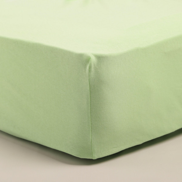 Stefan čaršav žersej sa lastišem zeleni, 60x120 