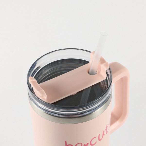 Be Cute termos sa slamčicom roze 1,2l 