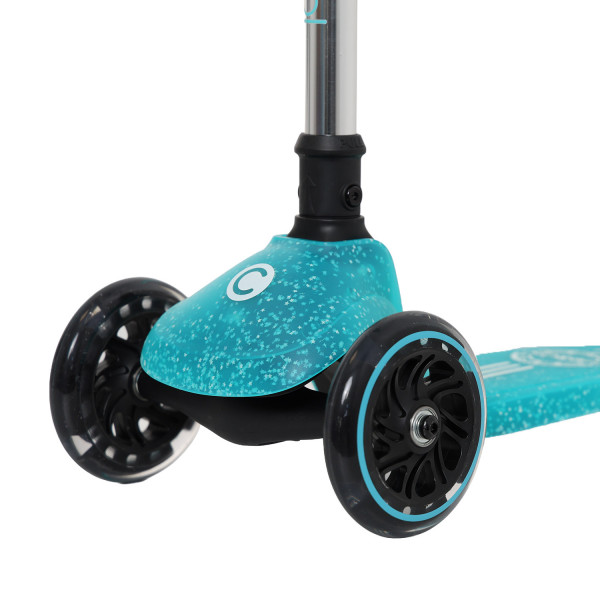 Cute&Cool svetleći sklopivi trotinet Galaxy Green 