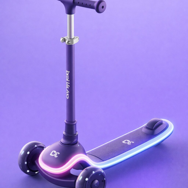 Troty trotinet Lights, ljubičasti 