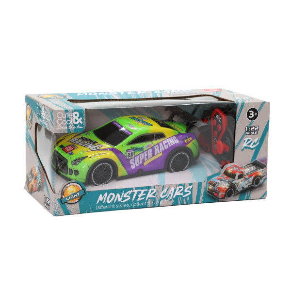 Cute&Cool RC auto zeleno-ljubičasti, 1:22 