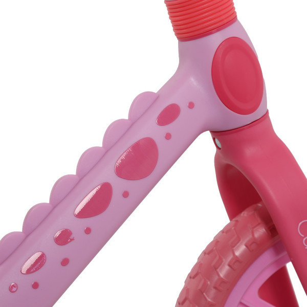 Cute&Cool balance bike dino roze 