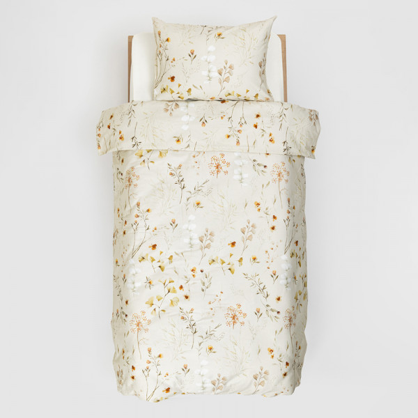 Stefan posteljina saten-pamuk cvetići 3/1, 200x200 