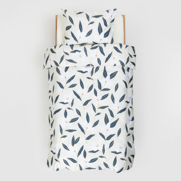 Stefan posteljina saten-pamuk listići 3/1, 140x200 