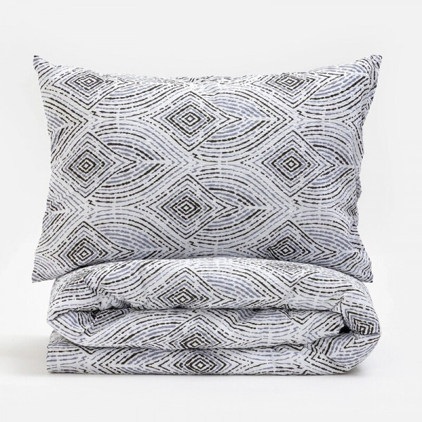 Stefan posteljina krep 3/1 pruge, 140x200 