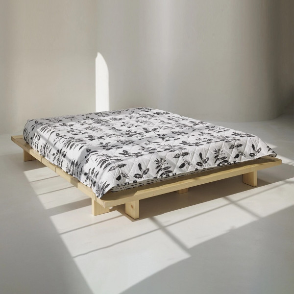 Stefan prekrivač crni listovi, 200x200 