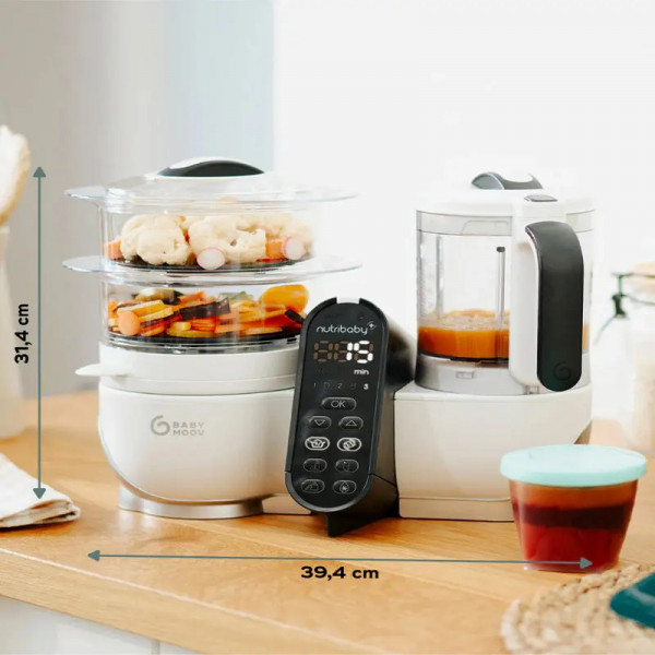 Babymoove aparat za pripremu hrane Nutribaby,beli 