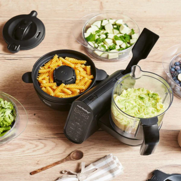 Babymoov aparat za pripremu hrane Nutribaby crni 