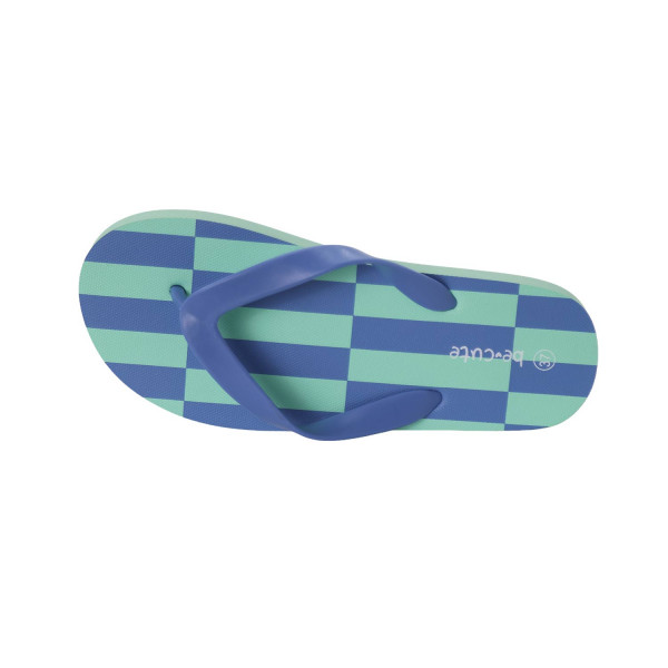Be Cute japanke za plažu, plava sa prugama 