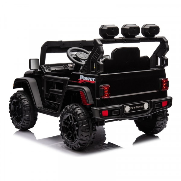 BBO džip na akumulator (12V), crni 